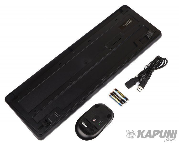 Комплект беспроводной Fstyler клавиатура+мышь, черный, USB A4Tech FG1012 (Black) FG1012 (Black) фото