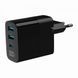 Сетевое зарядное устройство для Gembird 2хUSB-A (QC3.0 18W) + 1хType-C (PD20W), LCD, черный TA-UC-PDQC30LCD-BK-02 TA-UC-PDQC30LCD-BK-02 фото 4