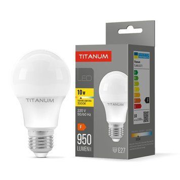 LED лампа TITANUM A60 10W E27 3000K TLA6010273 24880 фото