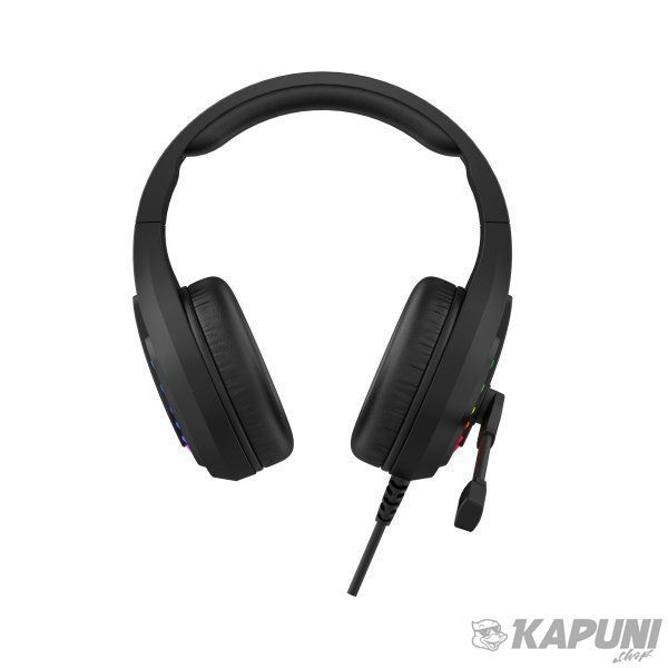 Ігрові навушники з мікрофоном, Neon LED, USB Bloody G230 Bloody (Black) G230 Bloody (Black) фото
