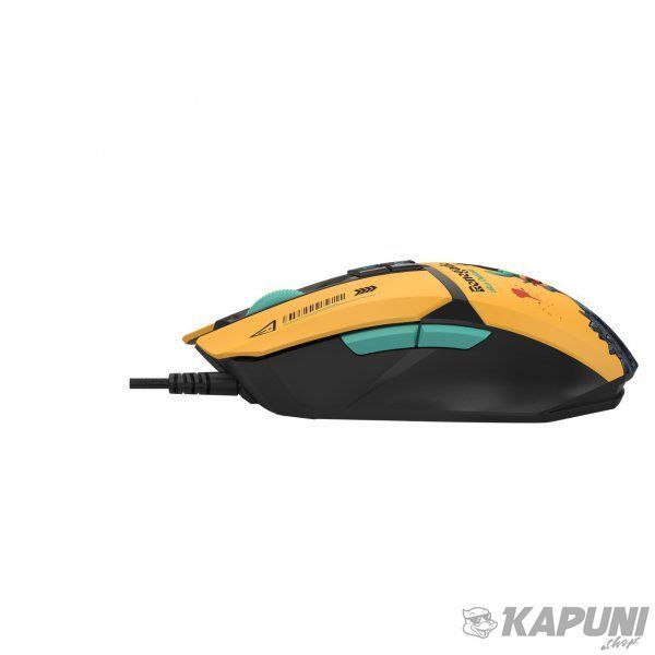 Игровая мышь Bloody Activated, RGB, 12000 CPI, 30M нажатий, желтый W63 Max (Renegade Sunset) W63 Max (Renegade Sunset) фото