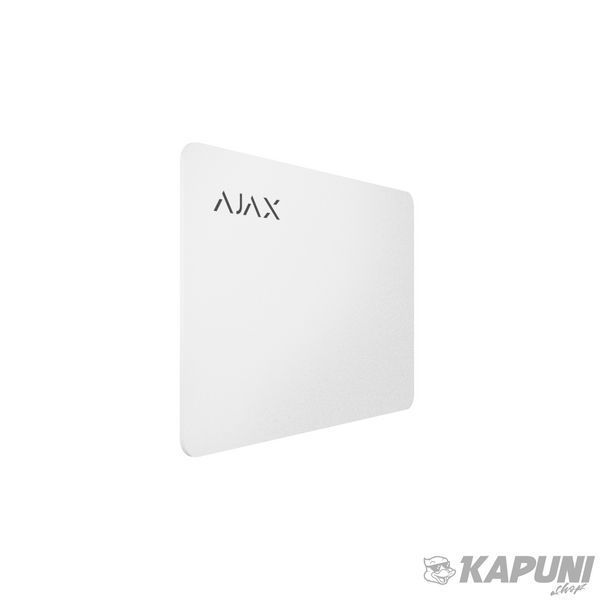 Карта для управления охранной системой Ajax Pass 10 шт. White (38222.89.WH) 22788_AJAX фото