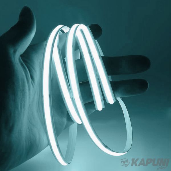 LED Стрічка COB 480 діодів-5м-24V-6500K EUROLAMP LED/ROLL-5m/6500K(480) фото
