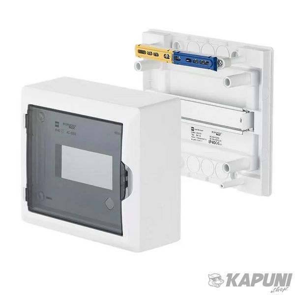 Настінний щит Elektro Plast 2502-01-RN1/8 (N+PE)EP LUX IP40 (2502-01) 2502-01 фото