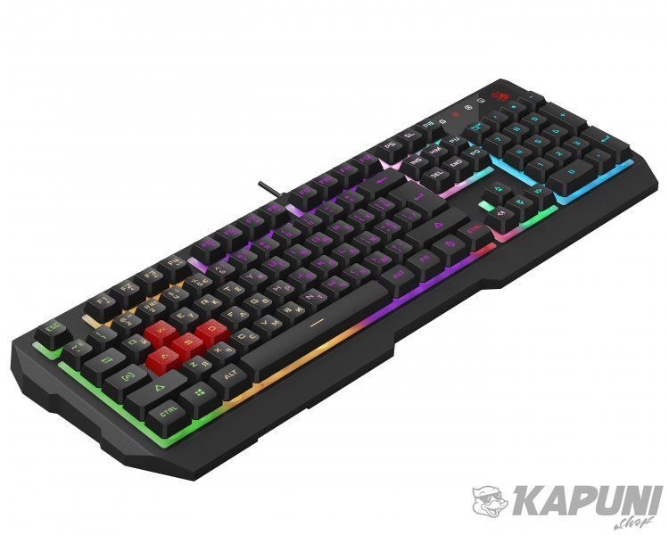 Клавіатура ігрова B140N Bloody, USB Bloody B140N Bloody (Black) B140N Bloody (Black) фото