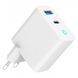 Сетевое зарядное устройство для Gembird 1 USB-A (QC3.0 18W) + 1 Type-C (PD30W), Led, белый TA-UC-PDQC30L-W-01 TA-UC-PDQC30L-W-01 фото 2