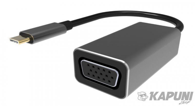 Адаптер-переходник USB-C на VGA Viewcon TE388 TE388 фото