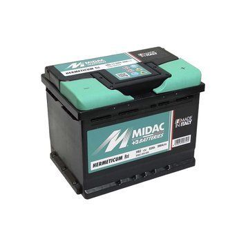 Акумулятор автомобільний 12V 62Ah (-/+) ukr MIDAC Hermeticum S562.065.059 фото