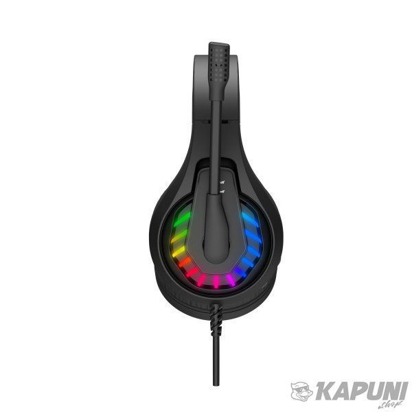 Наушники игровые с микрофоном, Neon LED, USB Bloody G230p Bloody (Black) G230p Bloody (Black) фото