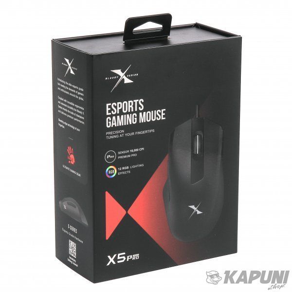 Мышь игровая Bloody ESports Gaming X, 16 000 CPI, RGB Bloody X5 Pro Bloody X5 Pro Bloody фото