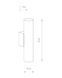 Бра Nowodvorski 8073 Eye wall GU10 2x10W IP20 White 8073 фото 3
