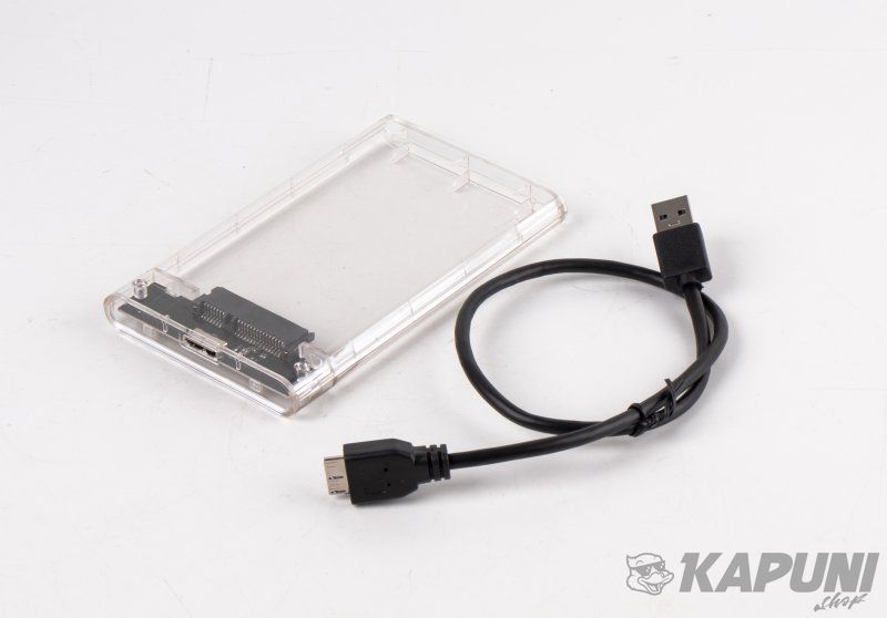 Внешний карман 2.5", USB 3.0, прозрачный Agestar 3UB2P4 3UB2P4 фото