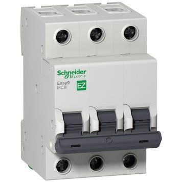 Автоматичний вимиkAч Schneider Electric Easy 9 3П 20А 4,5kA крива B EZ9F14320 фото