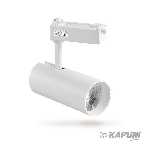 LED світильник трековий VIDEX 30W 4000K White VLE-TR04-304W 29384 фото