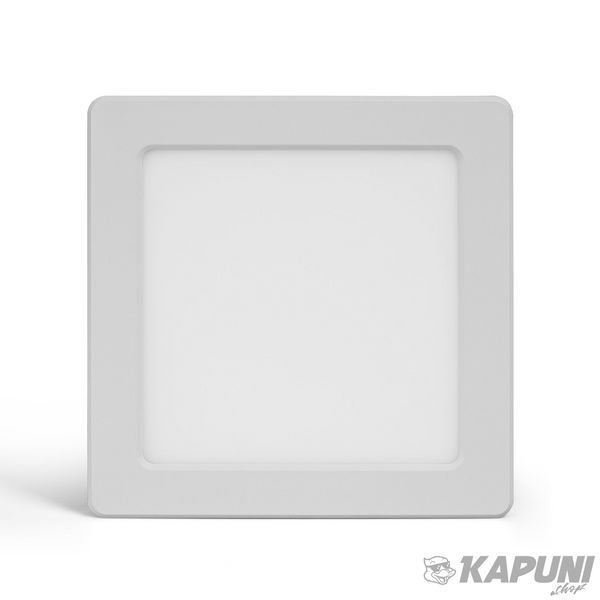 LED світильник квадратний VIDEX DL6S 12W 3000K-4000K-6500K White VL-DL6S-12CW 28760 фото