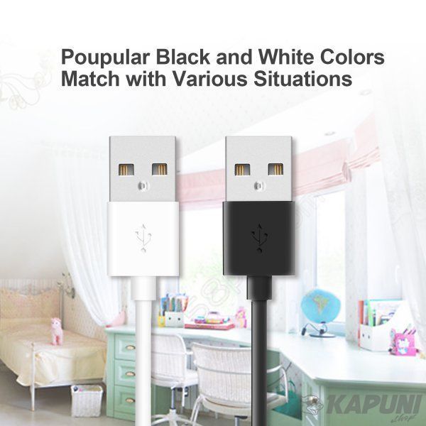 Кабель USB 2.0 А-тато/Lightning , MFI, 1.2 м, преміум, 2.1 А, IP0026-WH IP0026-WH фото