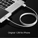 Кабель USB 2.0 А-папа/Lightning, MFI, 1.2 м, премиум, 2.1 А, IP0026-WH IP0026-WH фото 10