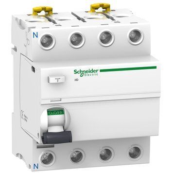 Пристрій захисного відключення Schneider Electric Acti 9 iID 4P 100A 300&nbsp;мА Тип A-SI (Перешкодостійкий) A9R34491 A9R34491 фото