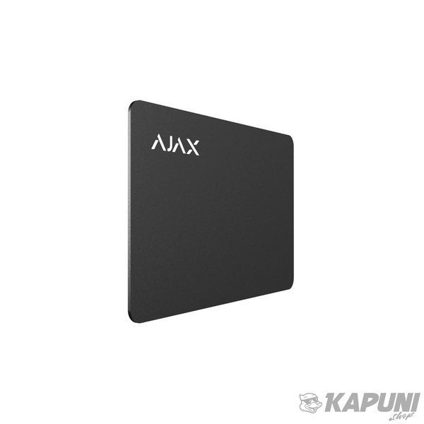 Карта для управления охранной системой Ajax Pass 100 шт. Black (38217.89.BL) 22790_AJAX фото