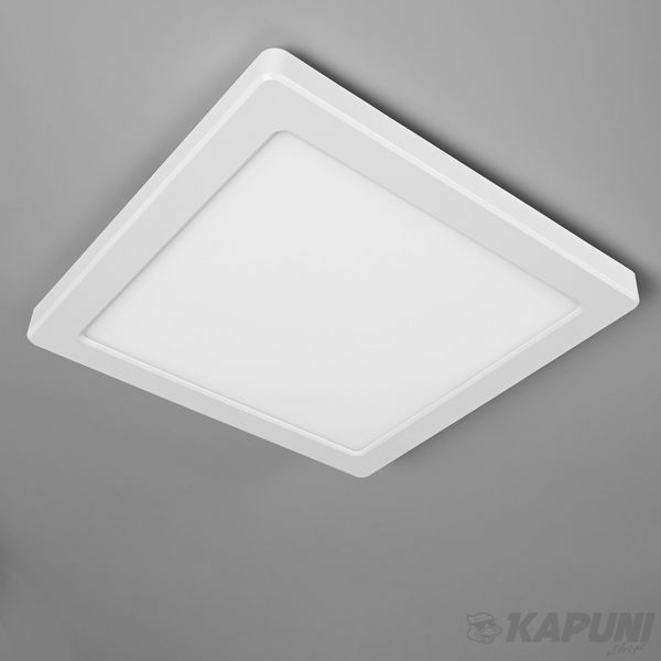 LED світильник квадратний VIDEX DL6S 18W 3000K-4000K-6500K White VL-DL6S-18CW 28761 фото