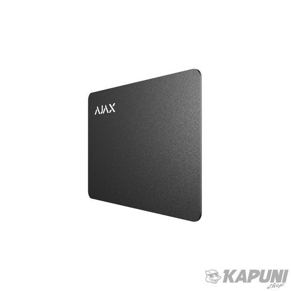 Карта для управления охранной системой Ajax Pass 100 шт. Black (38217.89.BL) 22790_AJAX фото