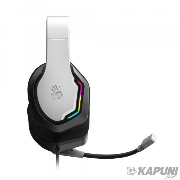 Игровые наушники с микрофоном, подсветка 7 цветов, 3.5 jack, G260p (White) 811.8 фото