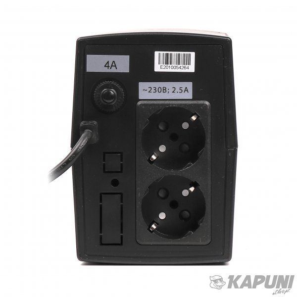 Джерело безперебійного живлення 650 VA, Basic Series Maxxter MX-UPS-B650-02 MX-UPS-B650-02 фото