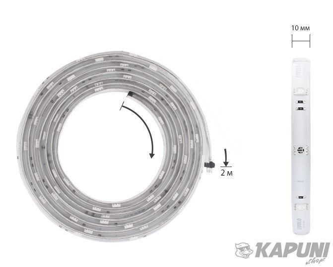 Розумна Wi-Fi світлодіодна LED стрічка 2M 5050 RGB 5 вольт Livolo (VL-XL001) VL-XL001 фото