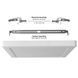 LED світильник квадратний VIDEX DL6S 18W 3000K-4000K-6500K White VL-DL6S-18CW 28761 фото 10