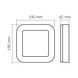 LED світильник ART IP65 квадратний VIDEX 15W 5000K Black VLE-BHFS-155B 29385 фото 6